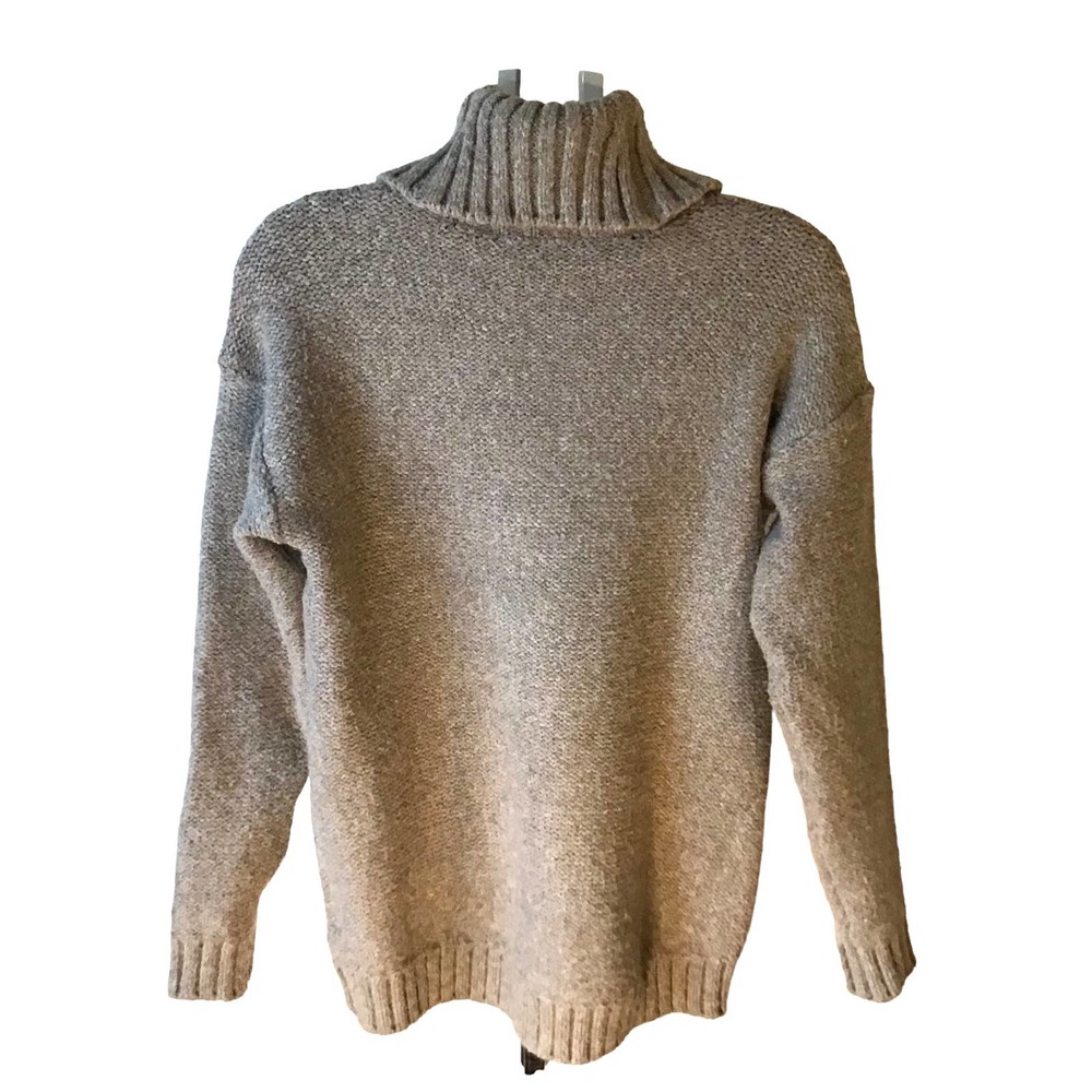 Michael Kors Oatmeal Cable Knit Cowl Neck Sweater Women's Size S - Picture 2 of 4